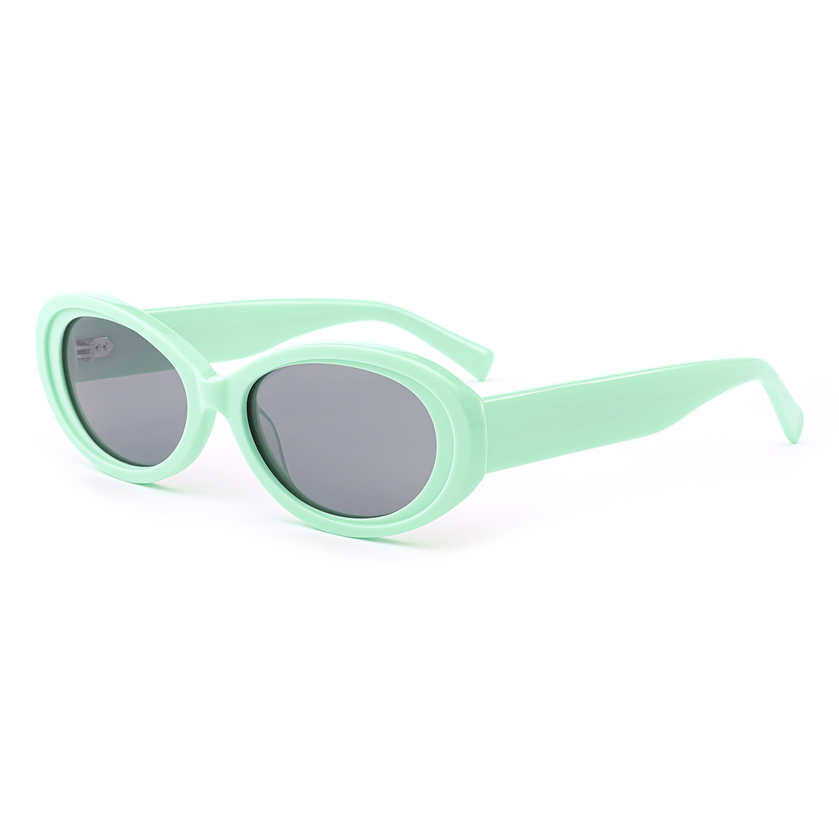 Gafas de sol de acetato de gradiente colorido anti-caída y resistente al impacto