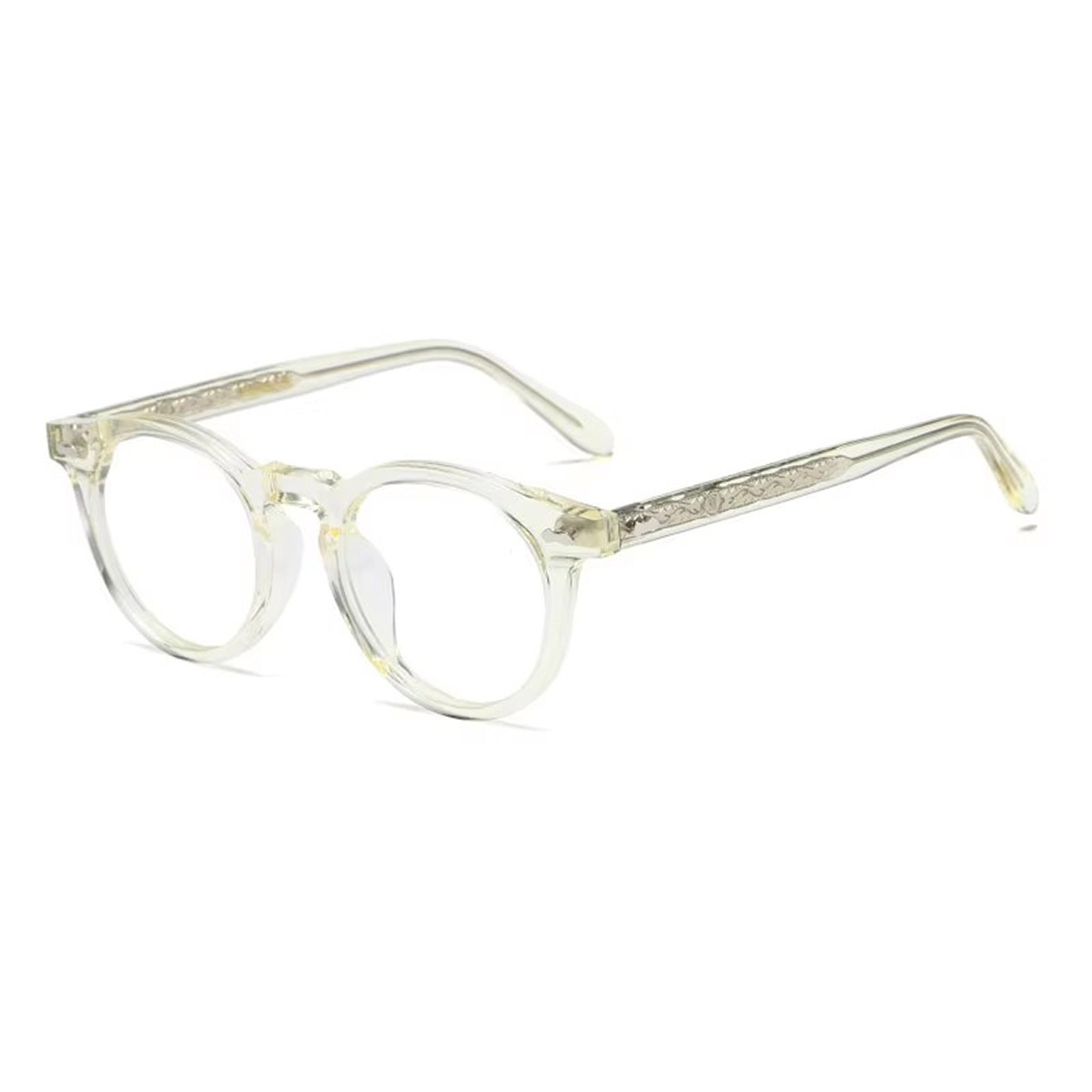 Gafas ópticas de acetato de doble capa 3D de moda