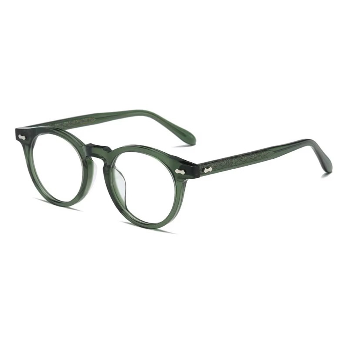 Gafas ópticas de acetato de doble capa 3D de moda
