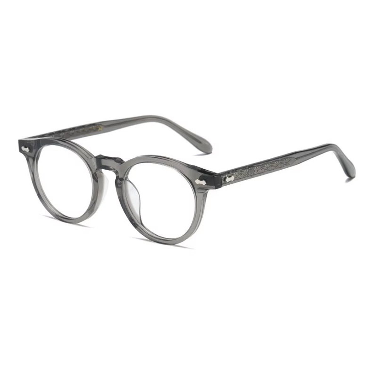 Gafas ópticas de acetato de doble capa 3D de moda