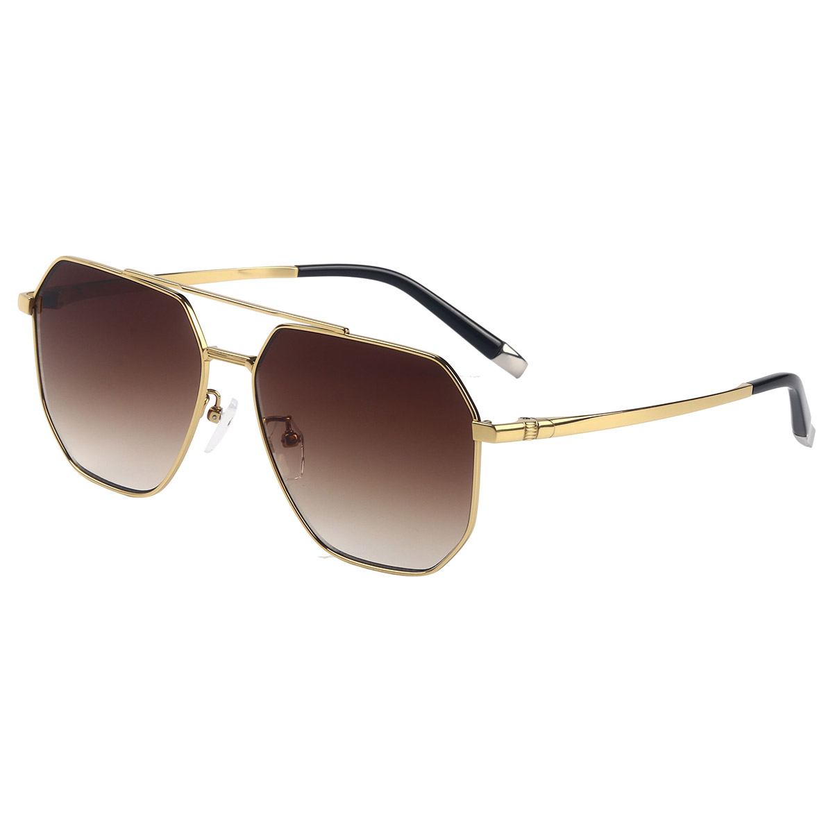 Gafas de sol puras de titanio ultra ligera coloridas y elegantes