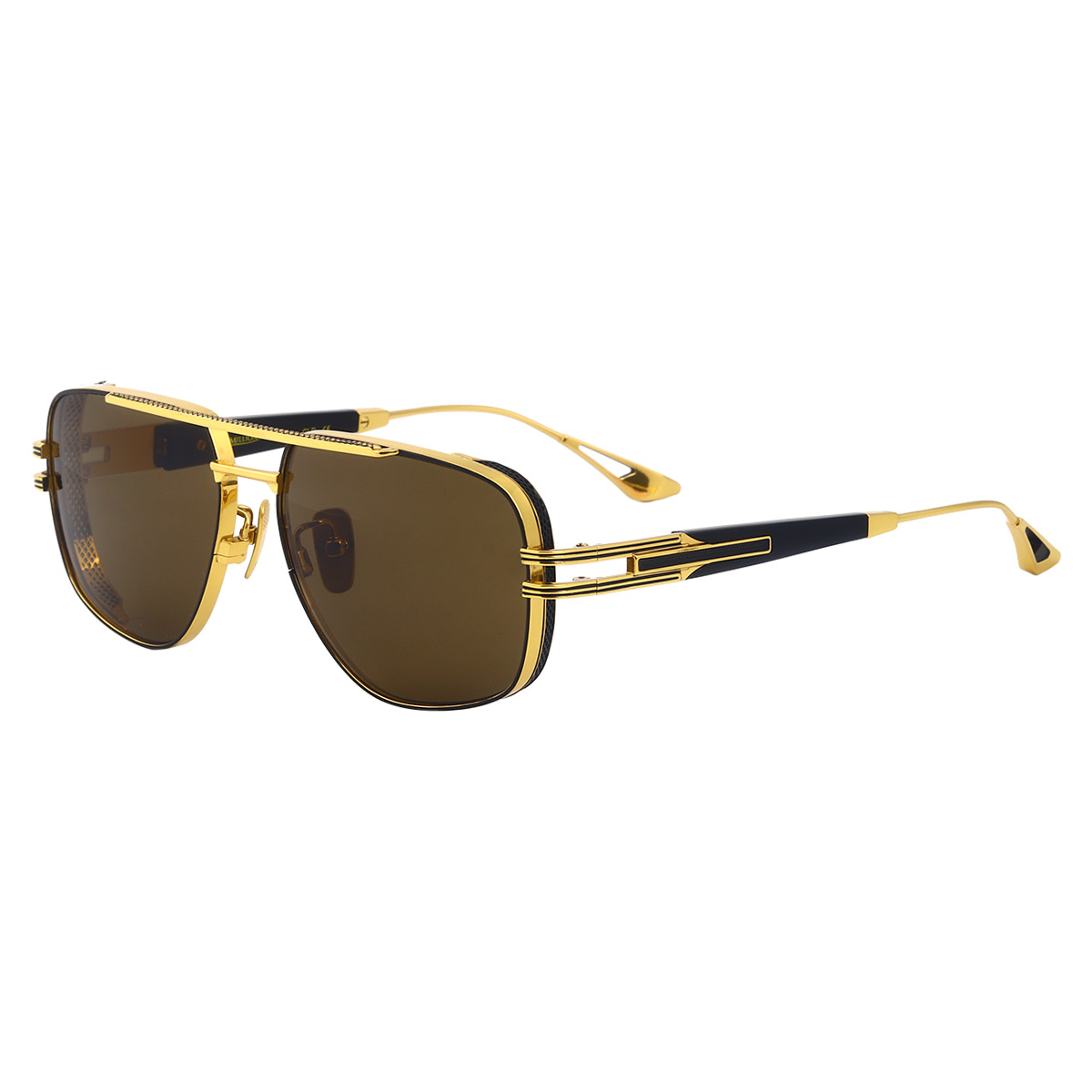 Marco en forma de titanio japonés unisex Pure Titanium Sun gafas de sol