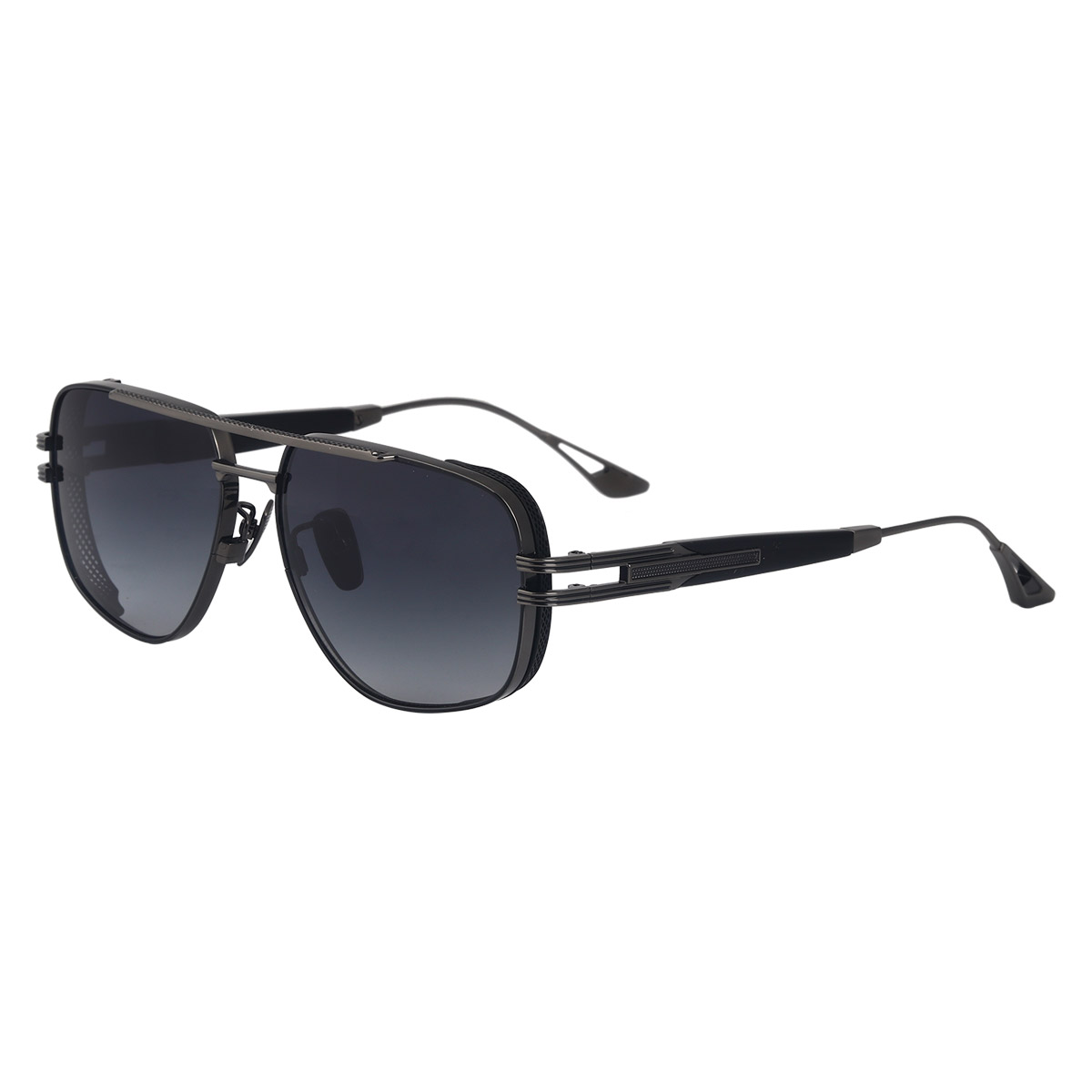Marco en forma de titanio japonés unisex Pure Titanium Sun gafas de sol