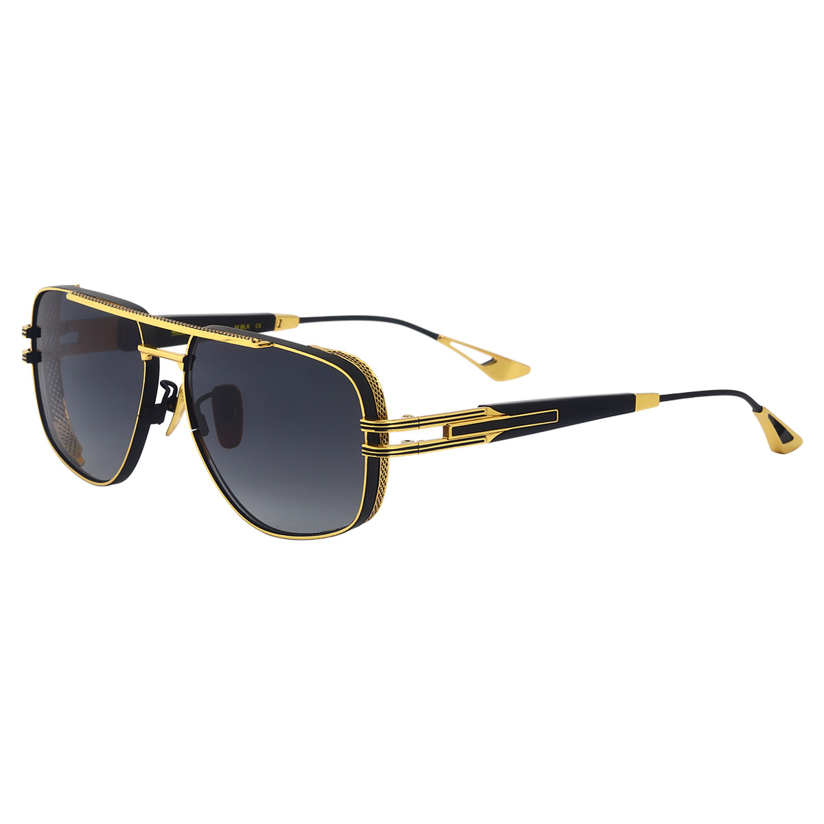 Marco en forma de titanio japonés unisex Pure Titanium Sun gafas de sol
