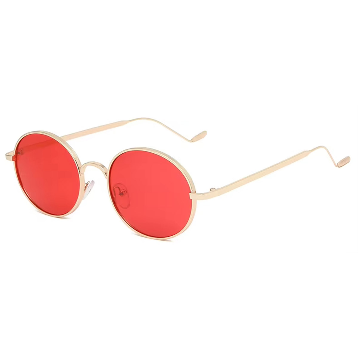 Gafas de sol de metal redondo vintage