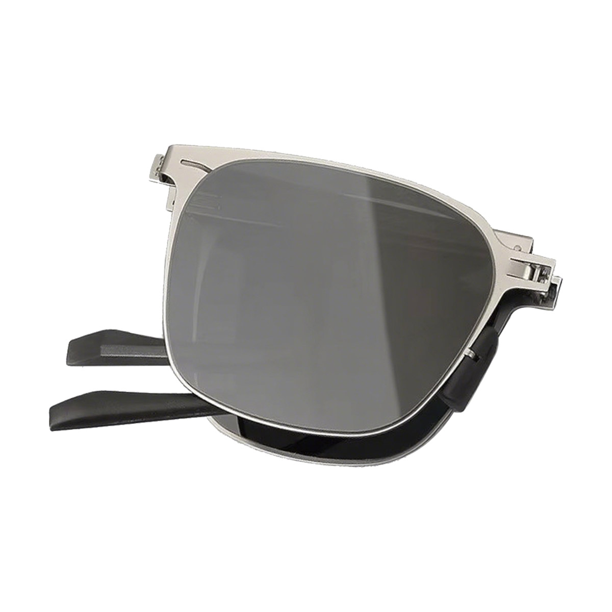 Plegado de gafas de sol de metal unisex unisex de cuadro completo