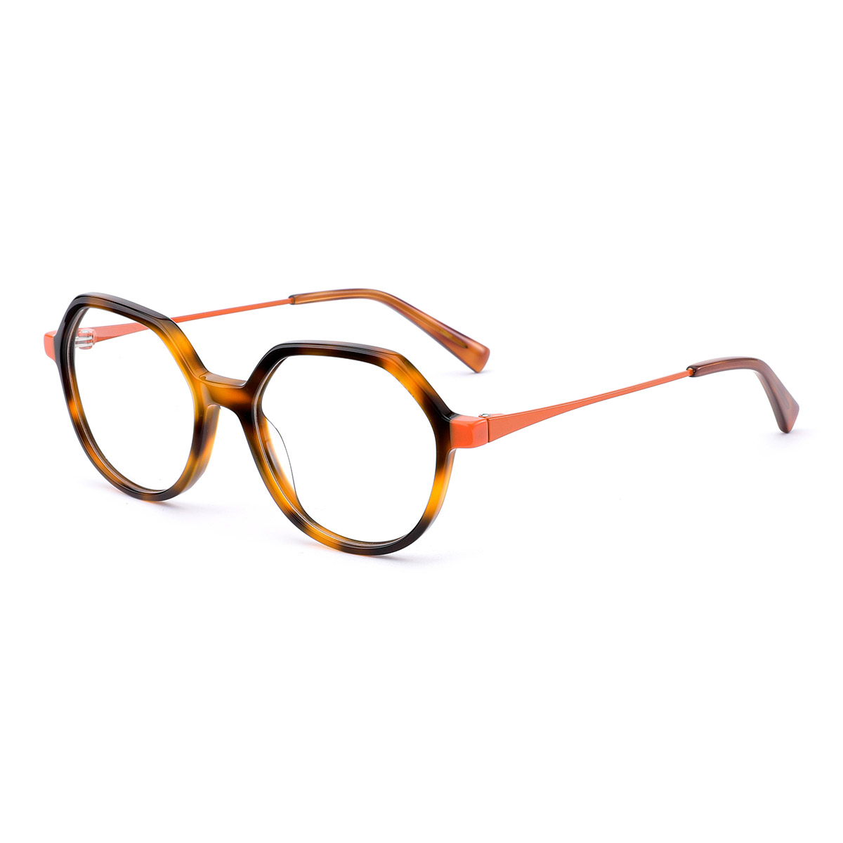 Lámpara de empalme de lujo y combinación de gafas ópticas de acetato