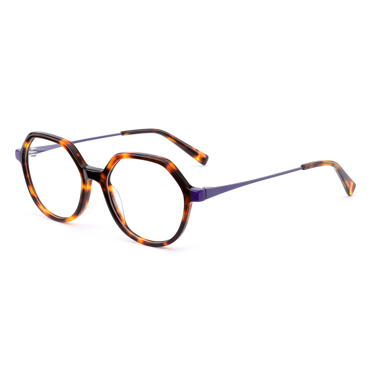 Lámpara de empalme de lujo y combinación de gafas ópticas de acetato