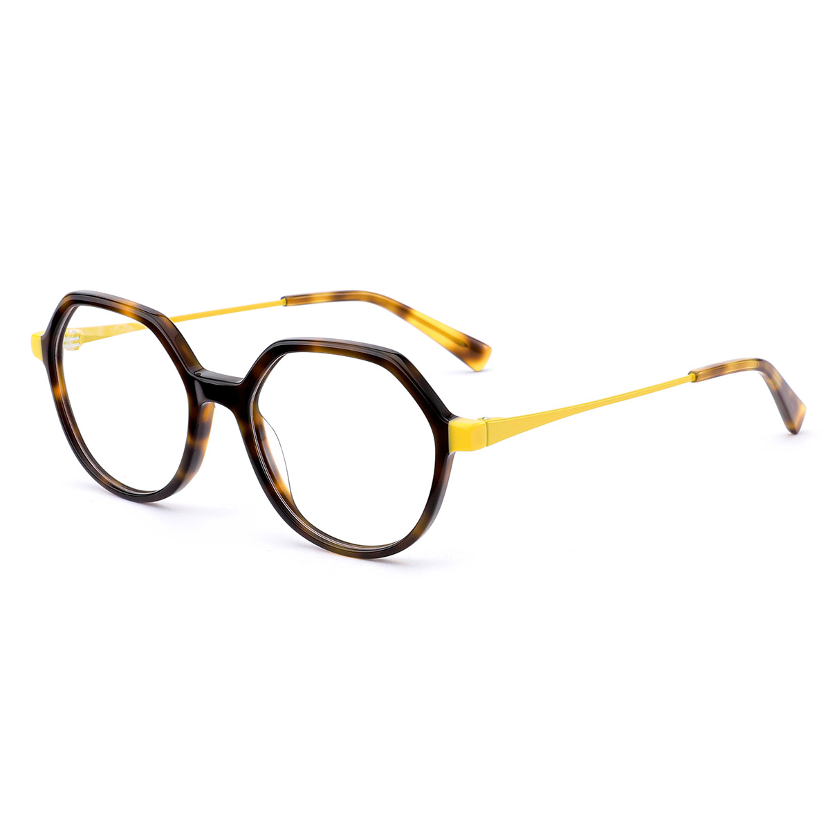 Lámpara de empalme de lujo y combinación de gafas ópticas de acetato