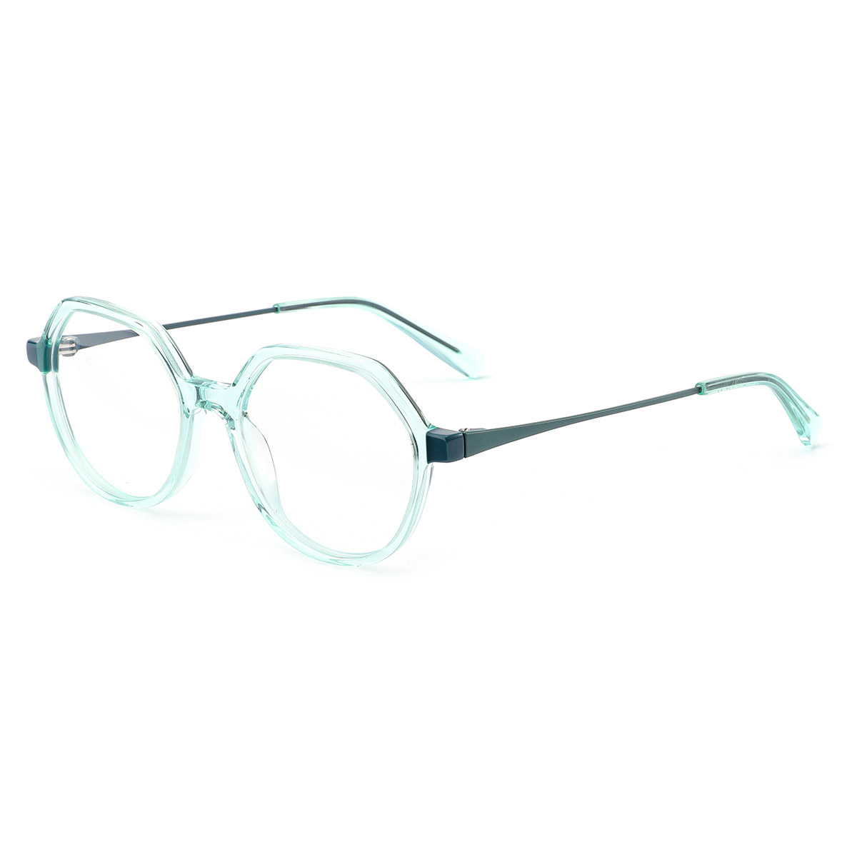 Lámpara de empalme de lujo y combinación de gafas ópticas de acetato
