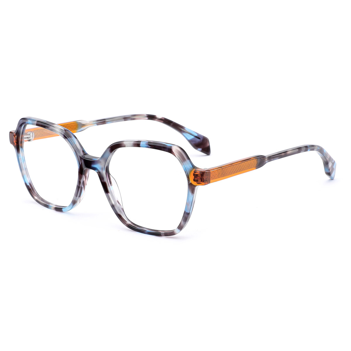 Gafas ópticas de acetato de tortoiseshell retro clásico