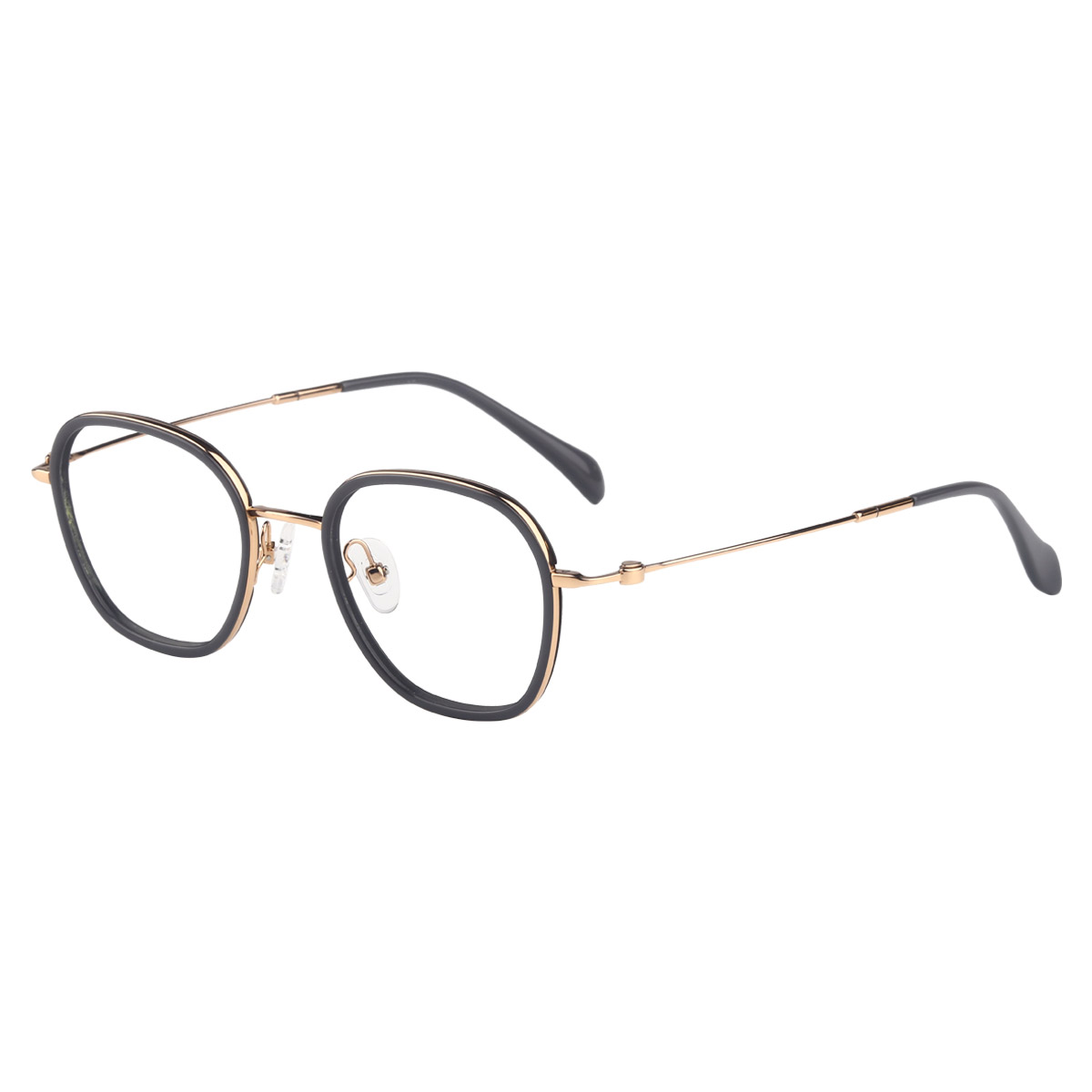 Gafas ópticas de acetato de titanio de alta potencia ultra elástica y ultra delgada