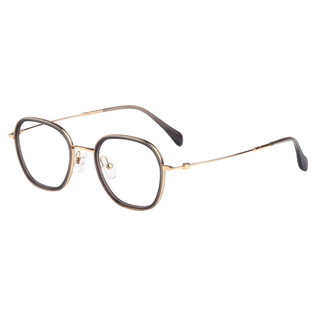 Gafas ópticas de acetato de titanio de alta potencia ultra elástica y ultra delgada