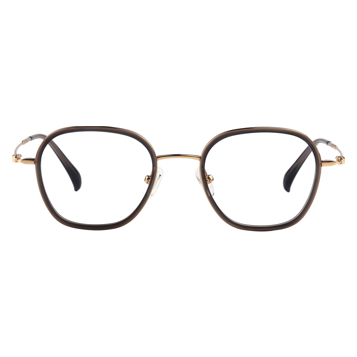 Gafas ópticas de acetato de titanio de alta potencia ultra elástica y ultra delgada