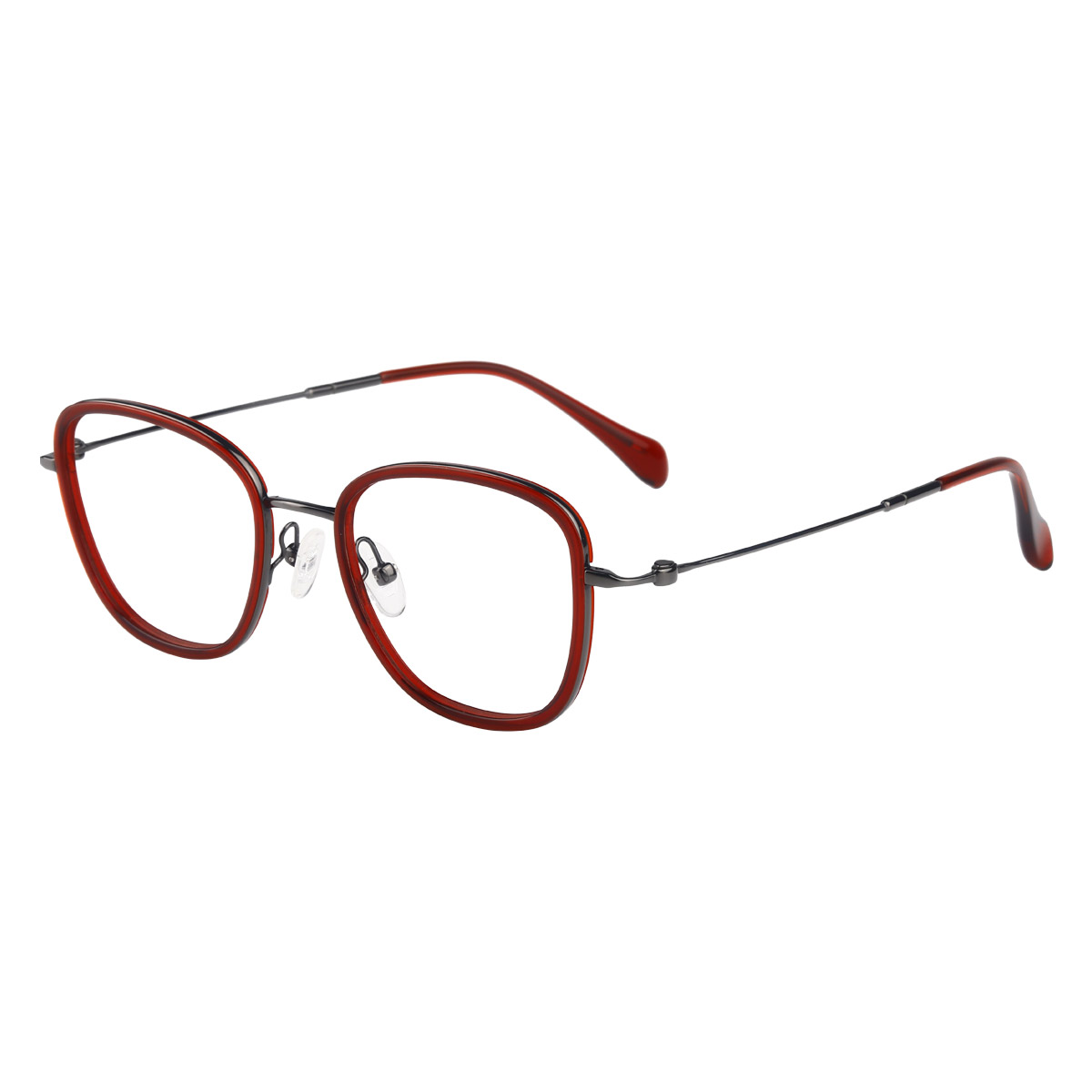 Gafas ópticas de acetato de titanio ultra delgado