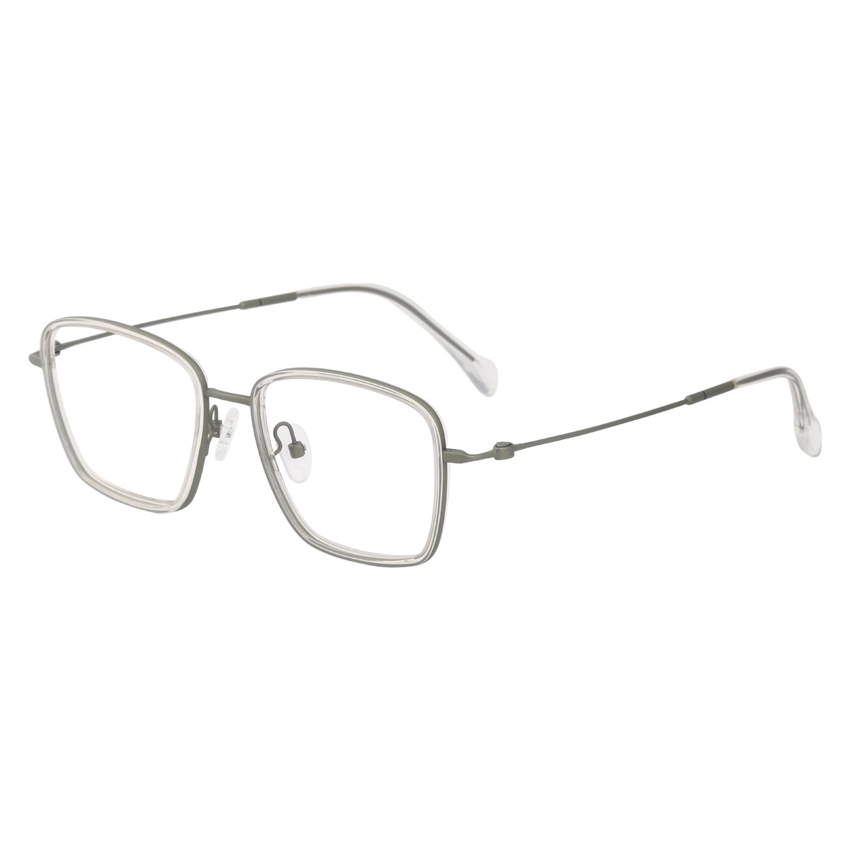 Gafas ópticas de acetato de titanio hipoalergénico ultra delgado