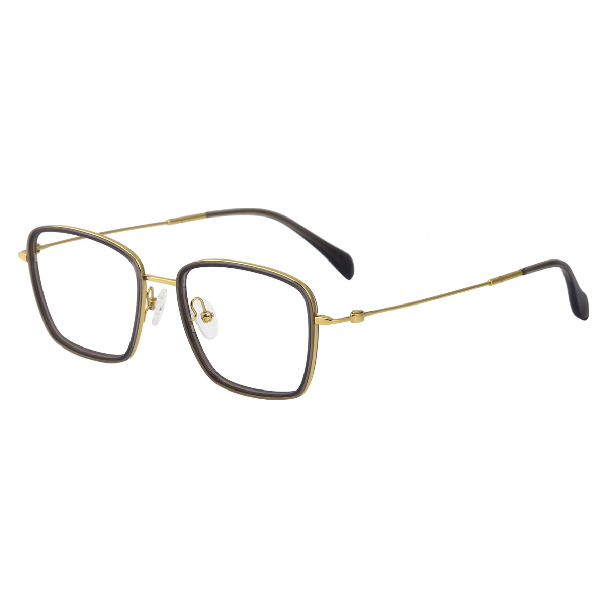 Gafas ópticas de acetato de titanio hipoalergénico ultra delgado
