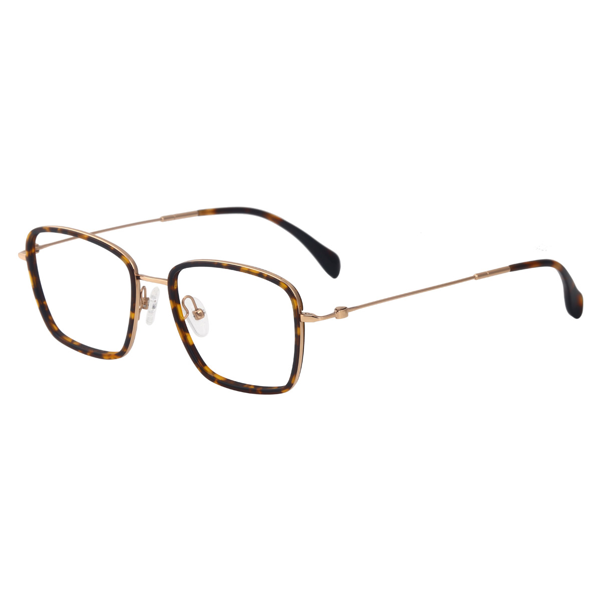 Gafas ópticas de acetato de titanio hipoalergénico ultra delgado