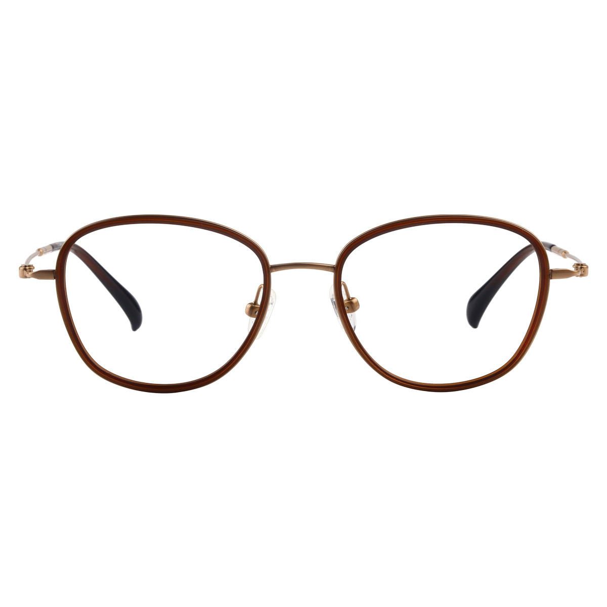 Gafas ópticas de acetato de titanio deportivo curvo ultraligero