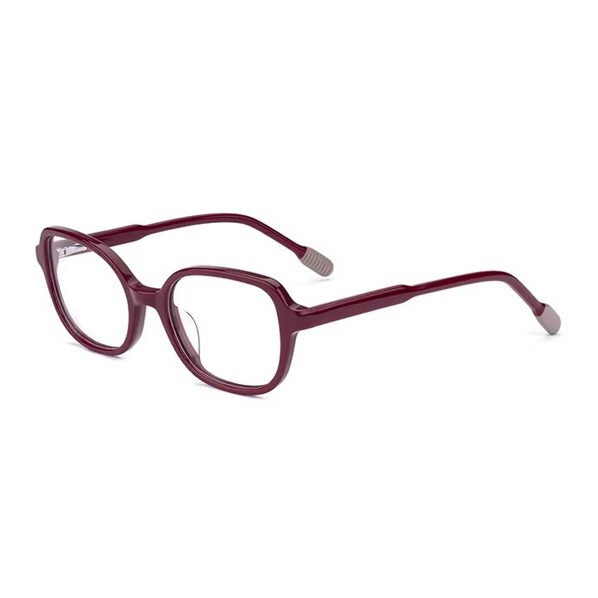 Gafas ópticas cuadradas de placa ambientalmente amigable para niños ajustables
