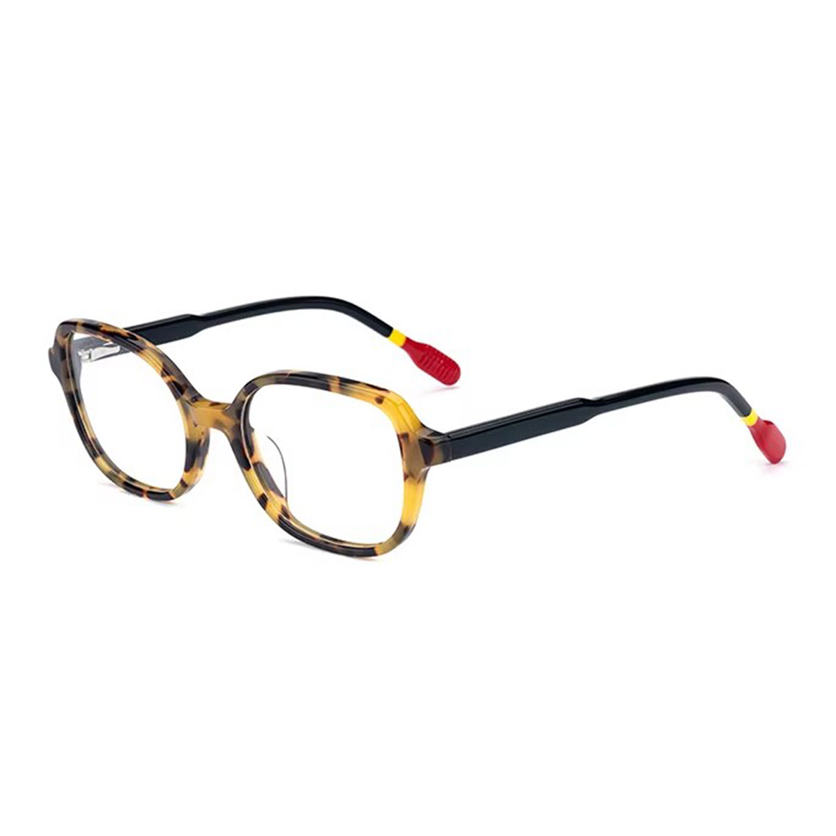 Gafas ópticas cuadradas de placa ambientalmente amigable para niños ajustables