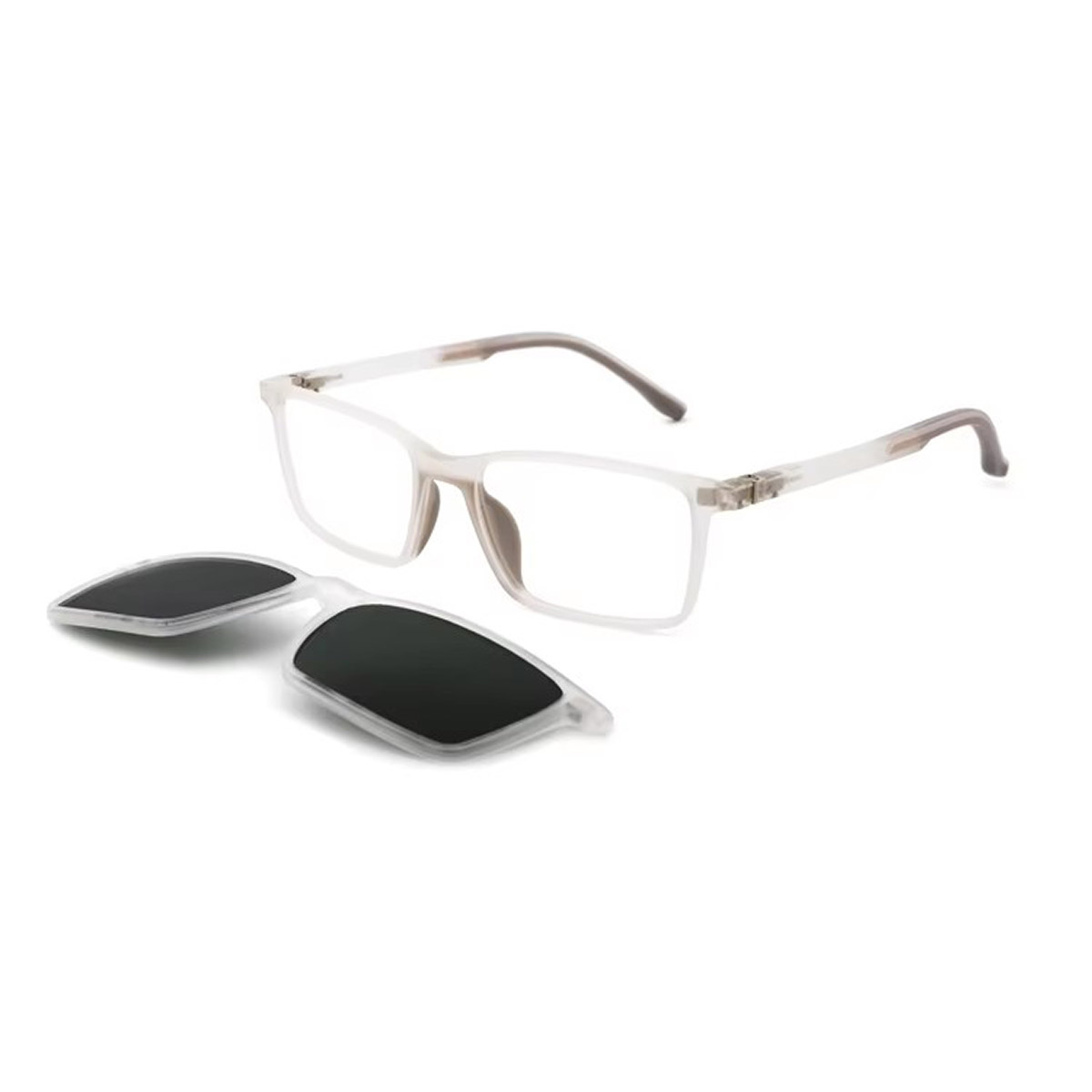 PC de marco flexible con lentes solar de niños desmontables magnéticos