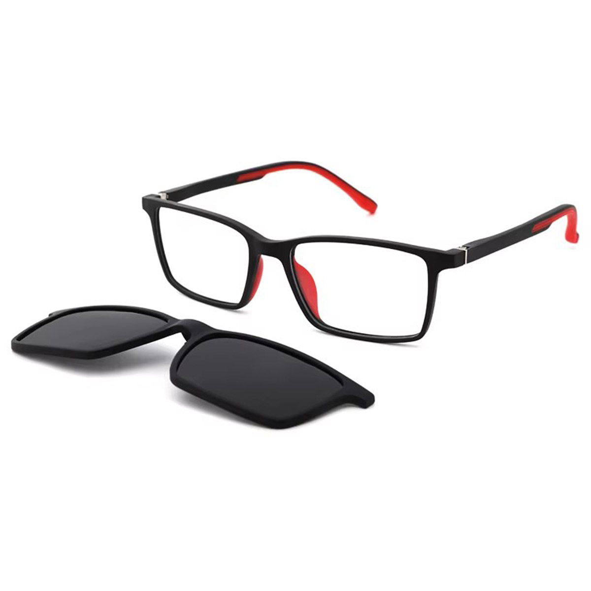 PC de marco flexible con lentes solar de niños desmontables magnéticos