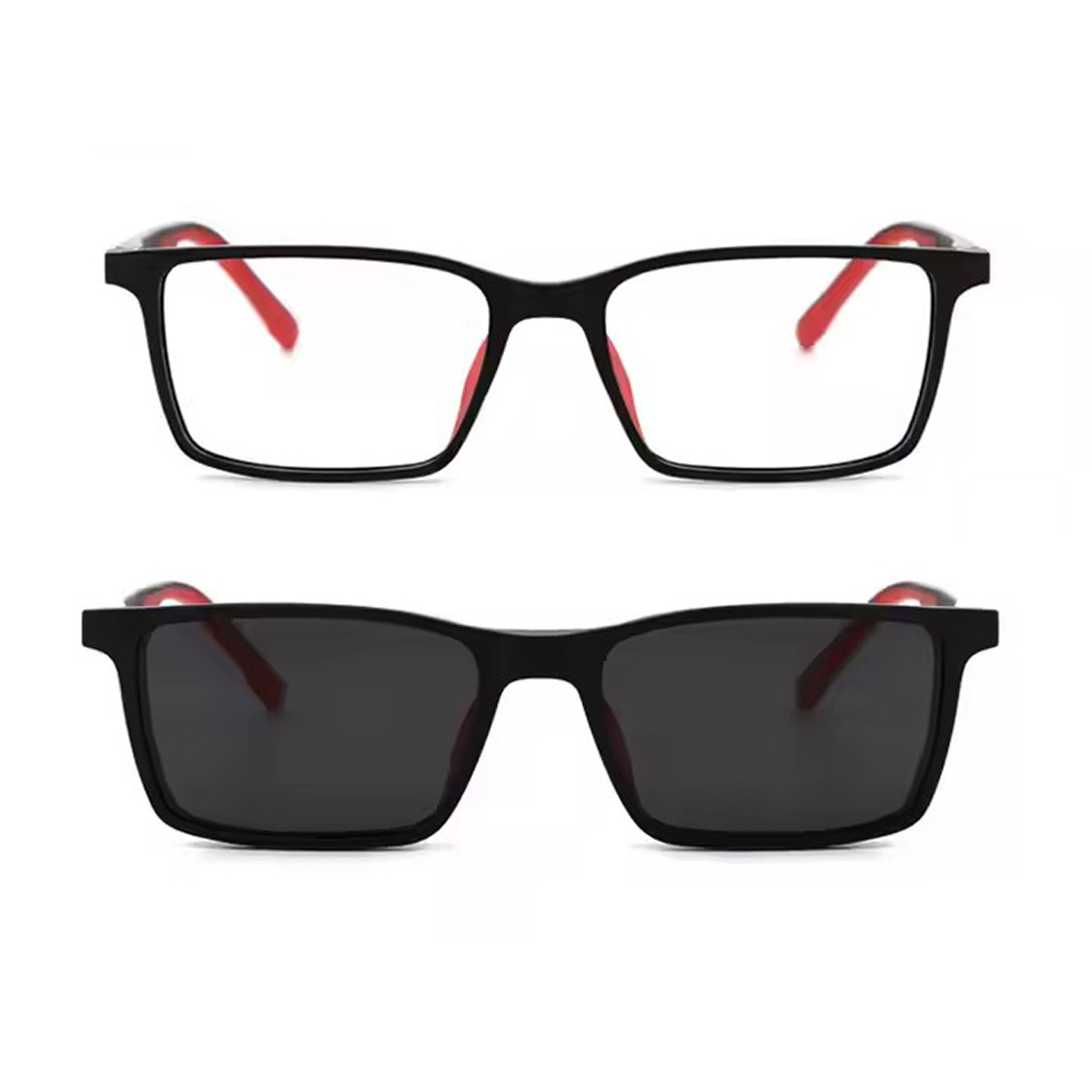 PC de marco flexible con lentes solar de niños desmontables magnéticos