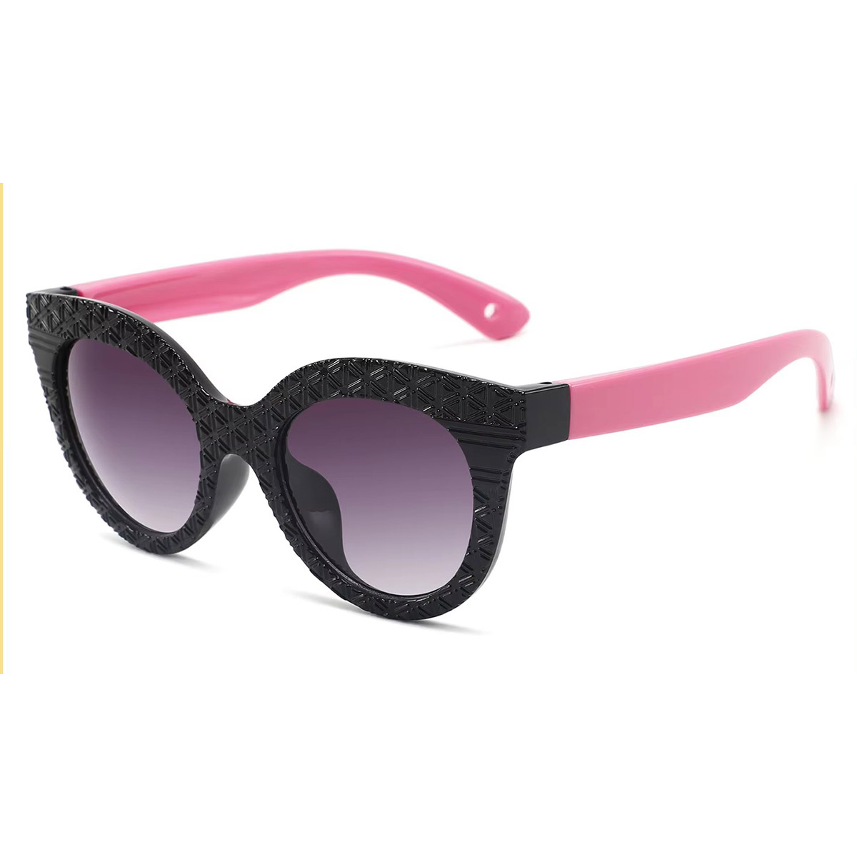 Nylon Polarizadas de moda anti-UV redonda gafas de sol infantiles