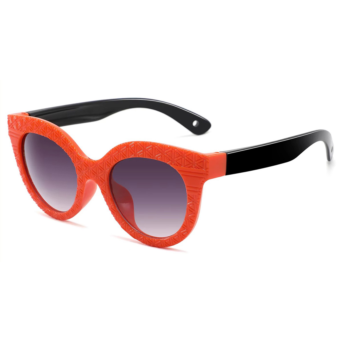 Nylon Polarizadas de moda anti-UV redonda gafas de sol infantiles