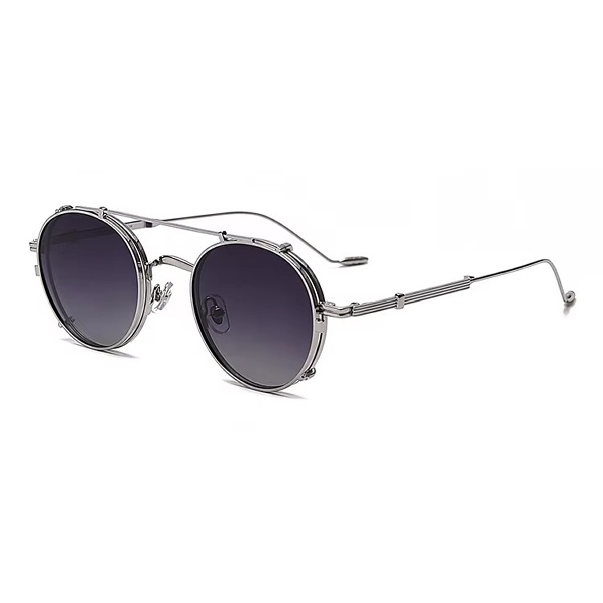 Clip polarizado magnético en gafas de sol
