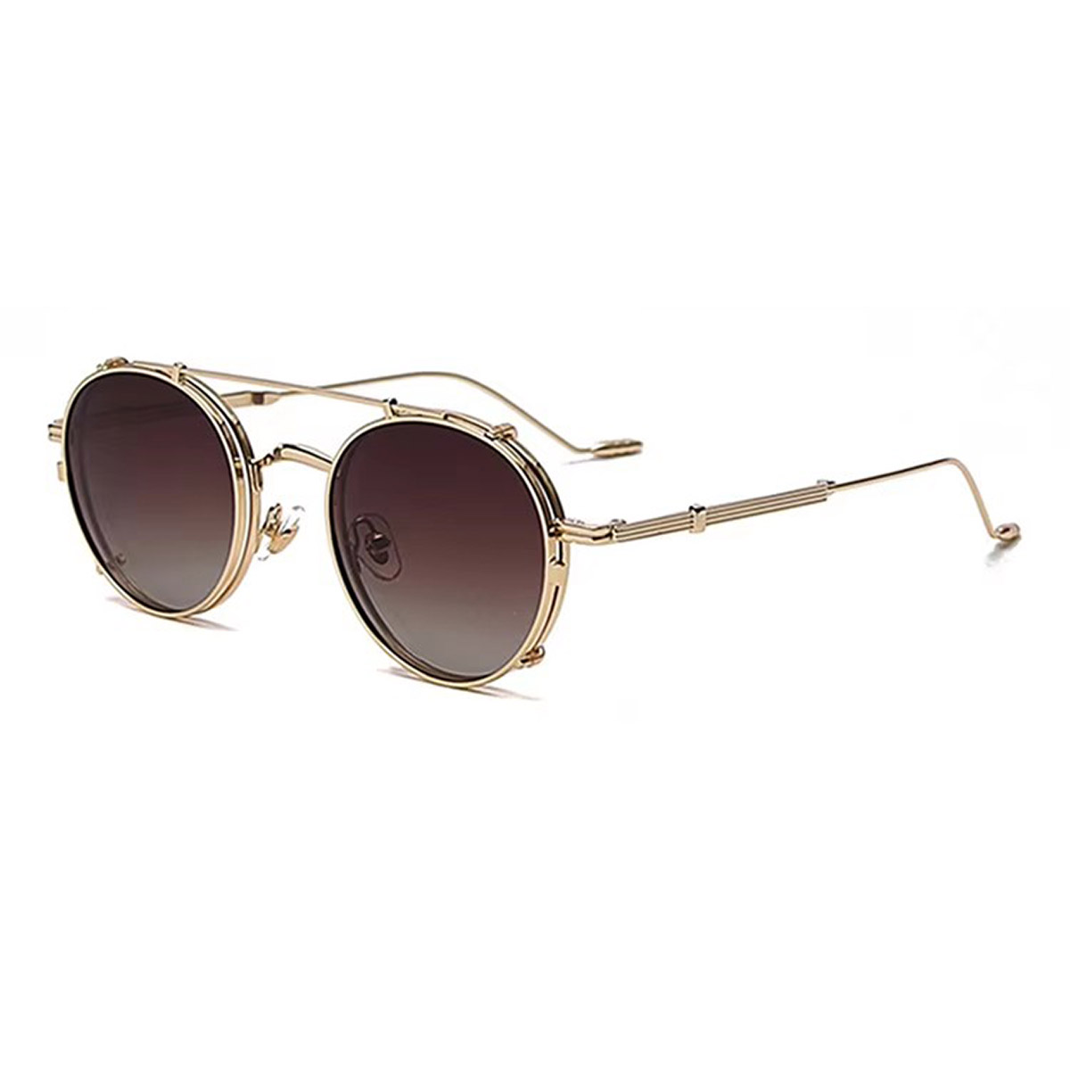 Clip polarizado magnético en gafas de sol