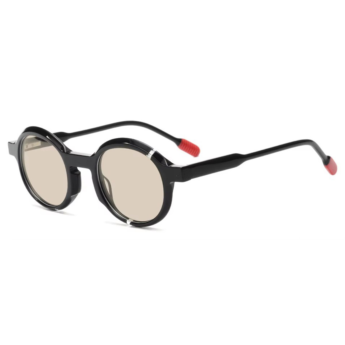 Gafas de sol polarizadas para niños biodegradables de marco redondo vintage