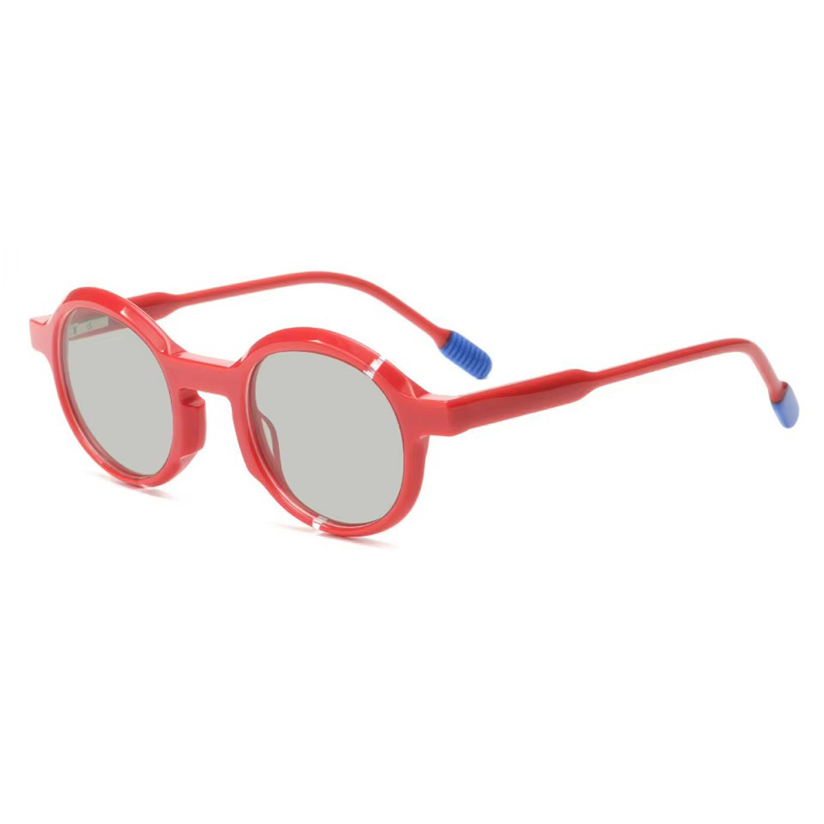 Gafas de sol polarizadas para niños biodegradables de marco redondo vintage