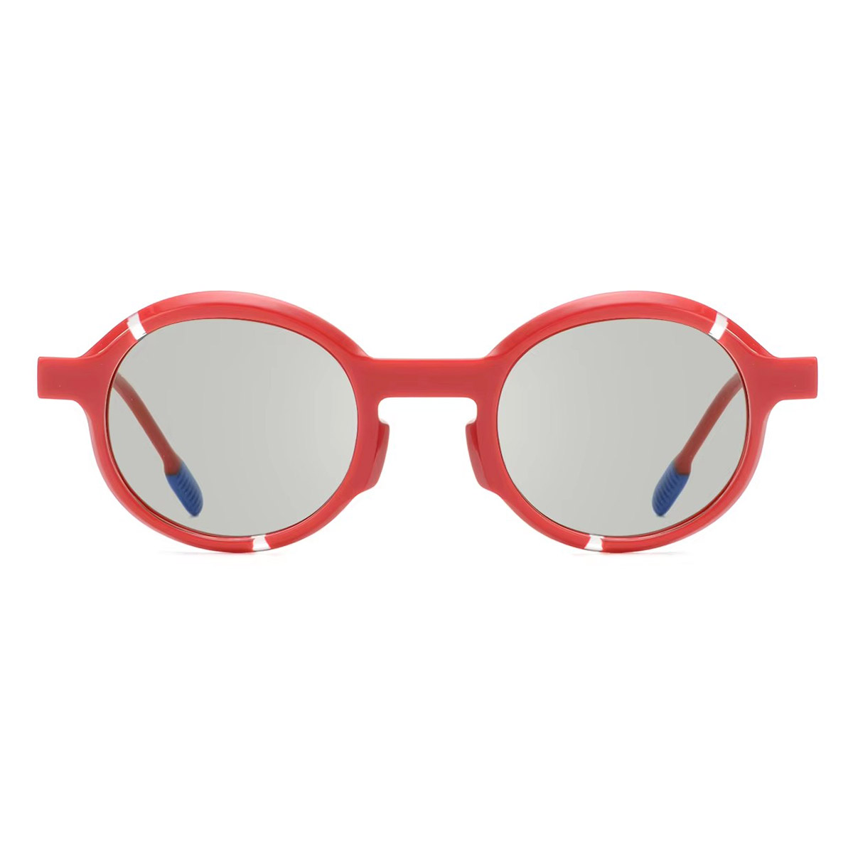 Gafas de sol polarizadas para niños biodegradables de marco redondo vintage