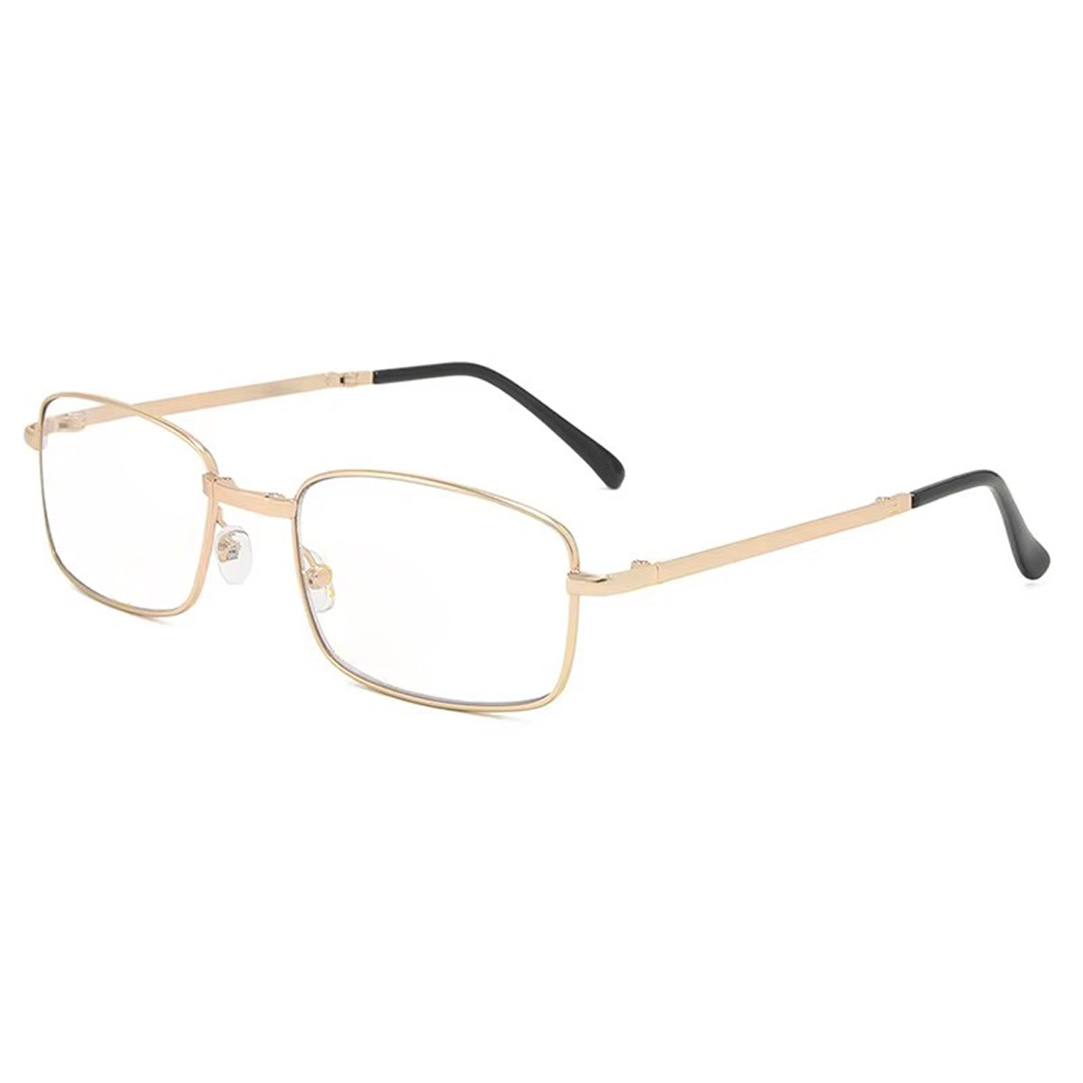 Titanio de marco completo Titanio Retro Retro Men's UV400 Gafas de lectura