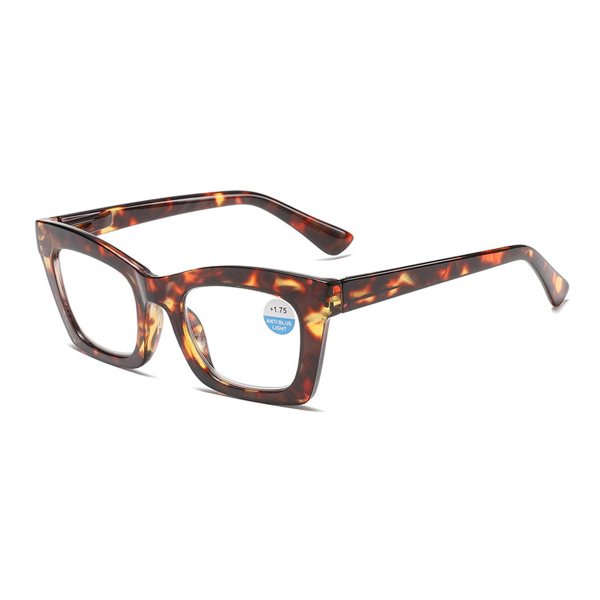 Color de gradiente Plato de moda Gafas de lectura de luz anti-Blue Anti-Blue