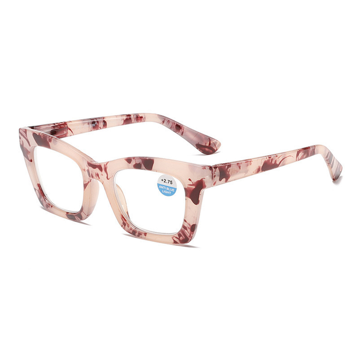 Color de gradiente Plato de moda Gafas de lectura de luz anti-Blue Anti-Blue