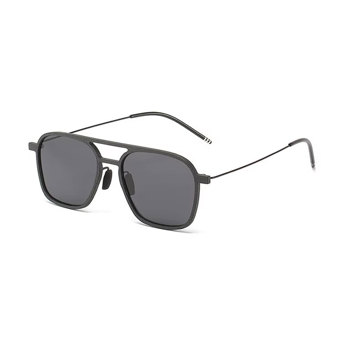 Gafas de sol de fibra de carbono cuadradas grandes retro