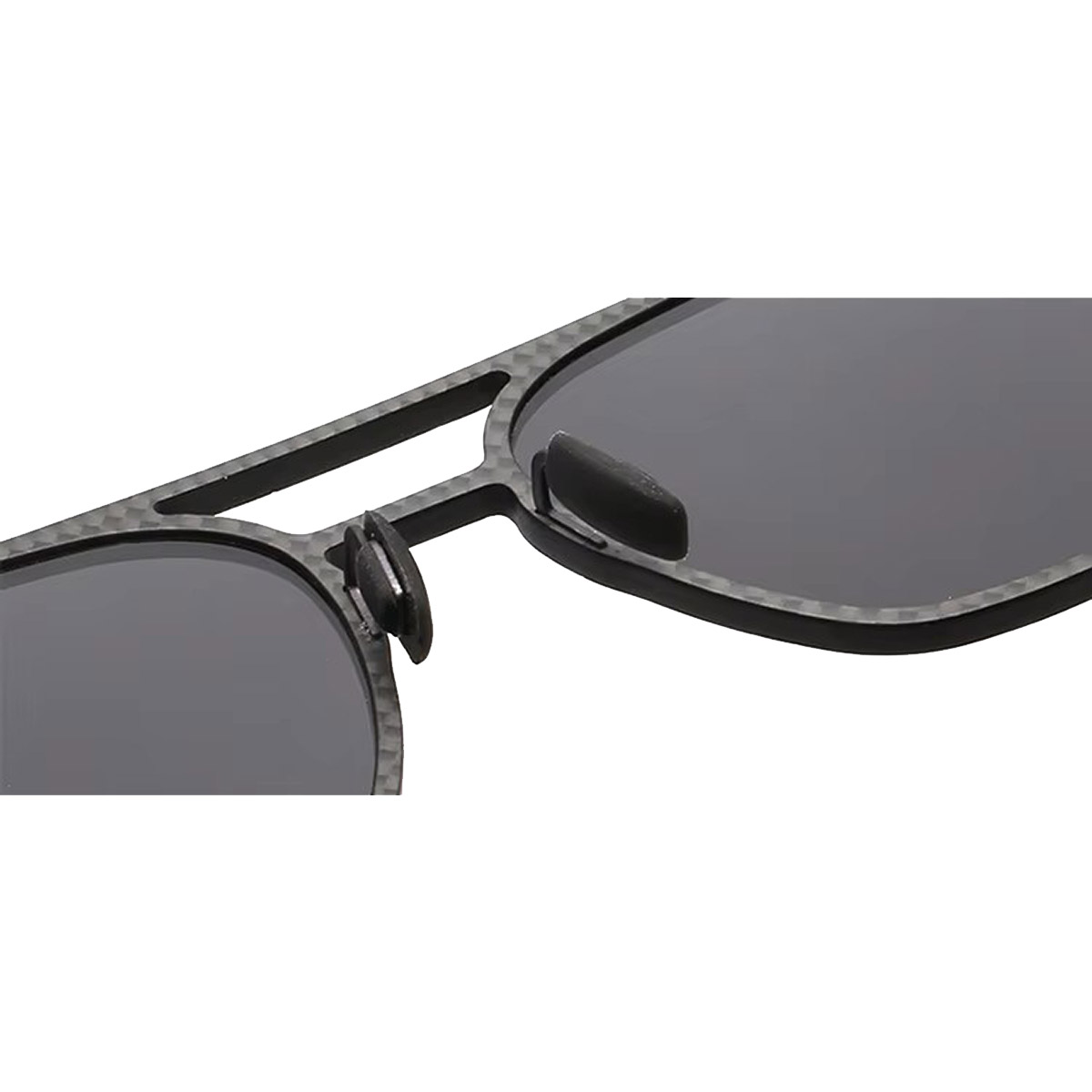 Gafas de sol de fibra de carbono cuadradas grandes retro