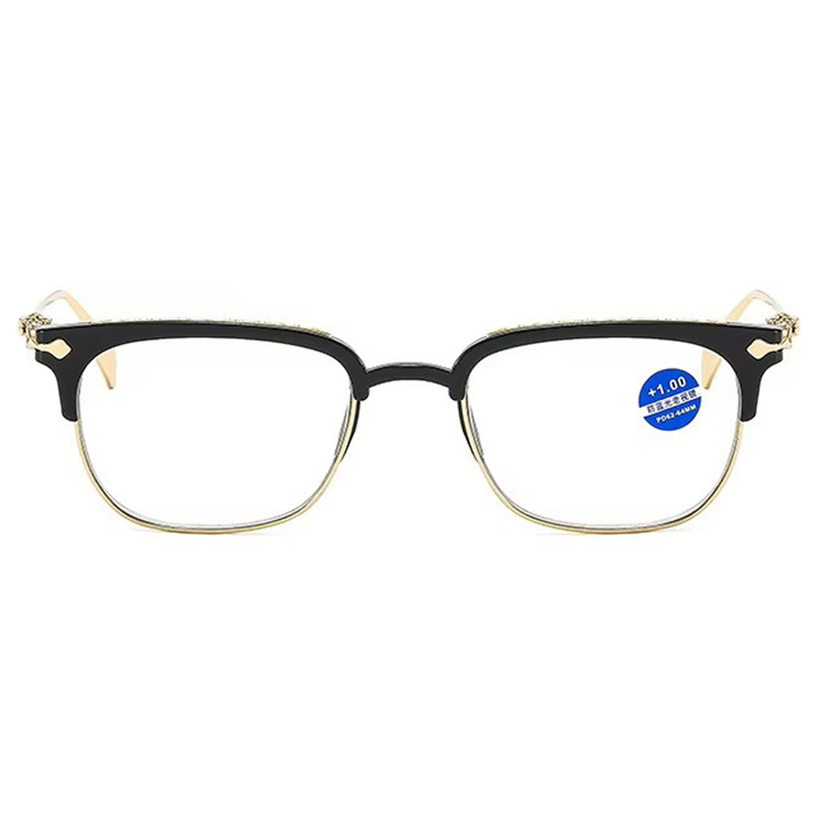 Gafas de lectura ligera anti-luces de los hombres de negocios de marco completo