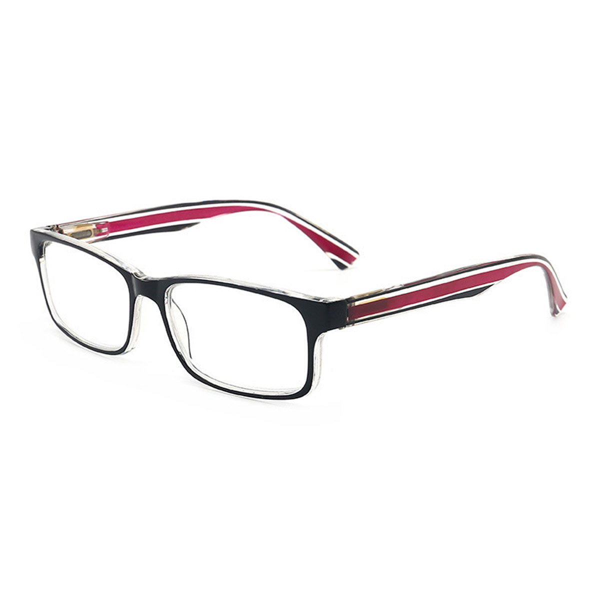 TR90 Gafas de lectura bisagras de la bisagras cuadradas ultra ligeras para hombres