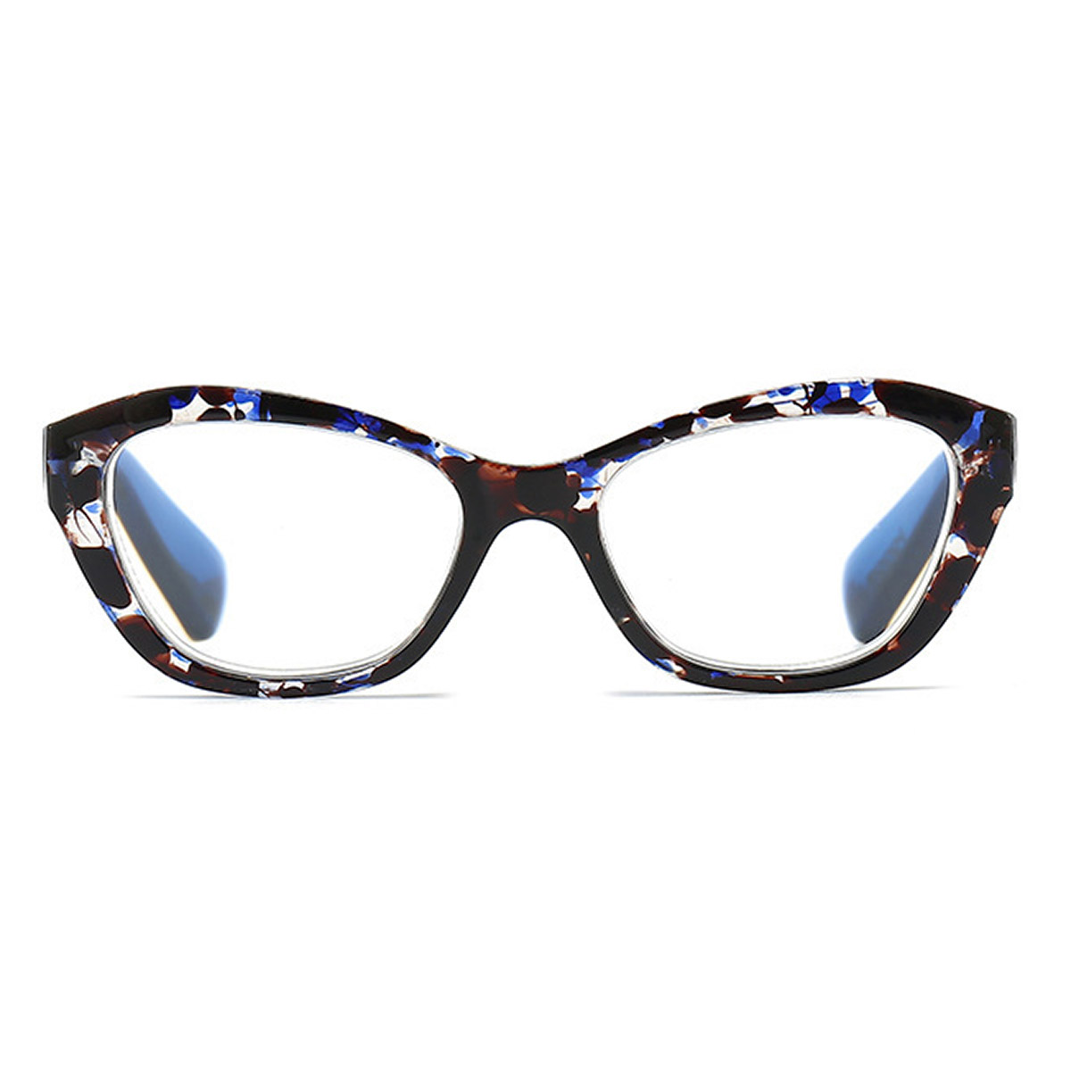 Gafas de ojo de gato de moda para mujeres con gafas de lectura multifocales progresivas