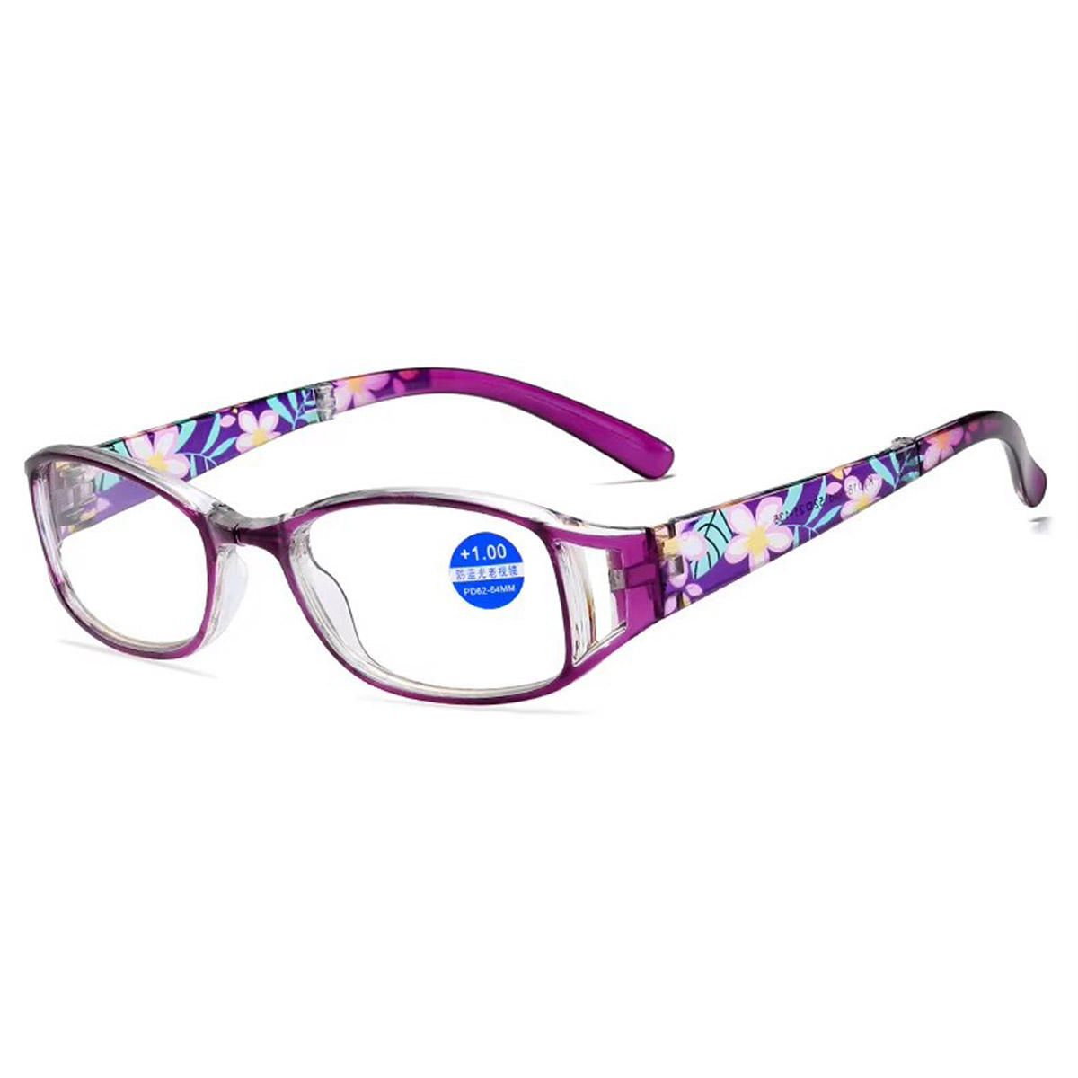 Gafas de lectura ovaladas portátiles plegables de hombres y mujeres TR90