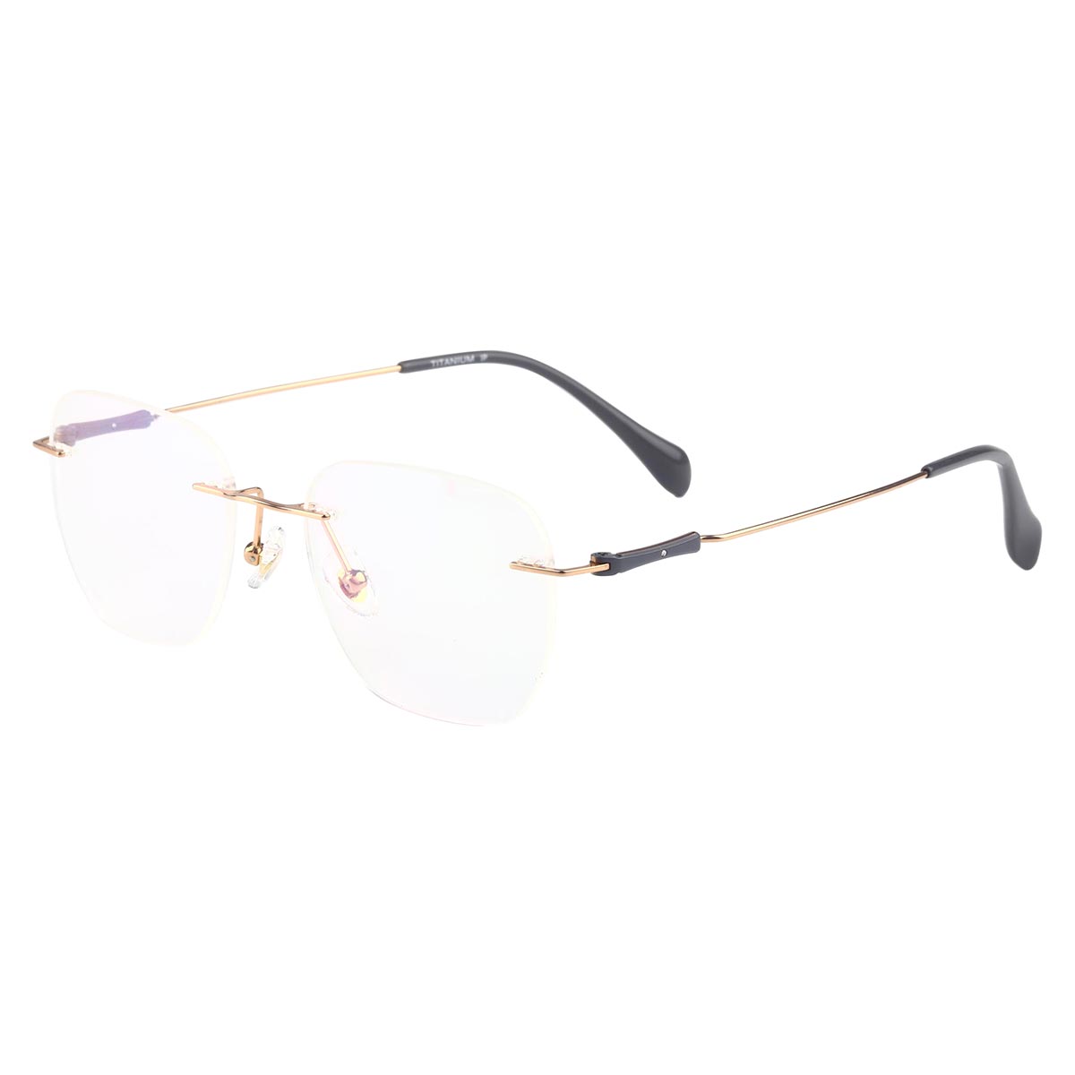 Gafas de lectura ultraligera de la bisagra elástica de metal de metal para mujeres